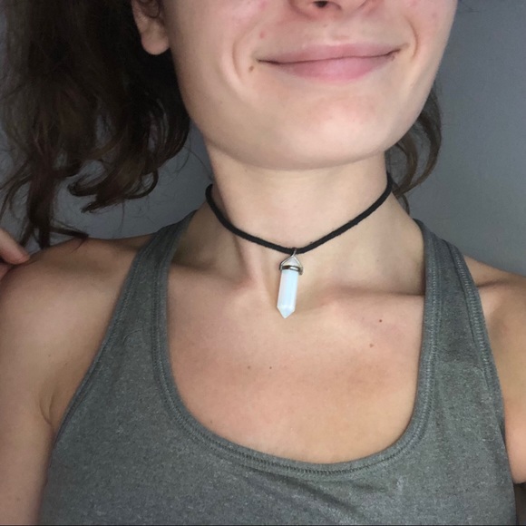 choker with jewel pendent - Picture 4 of 4